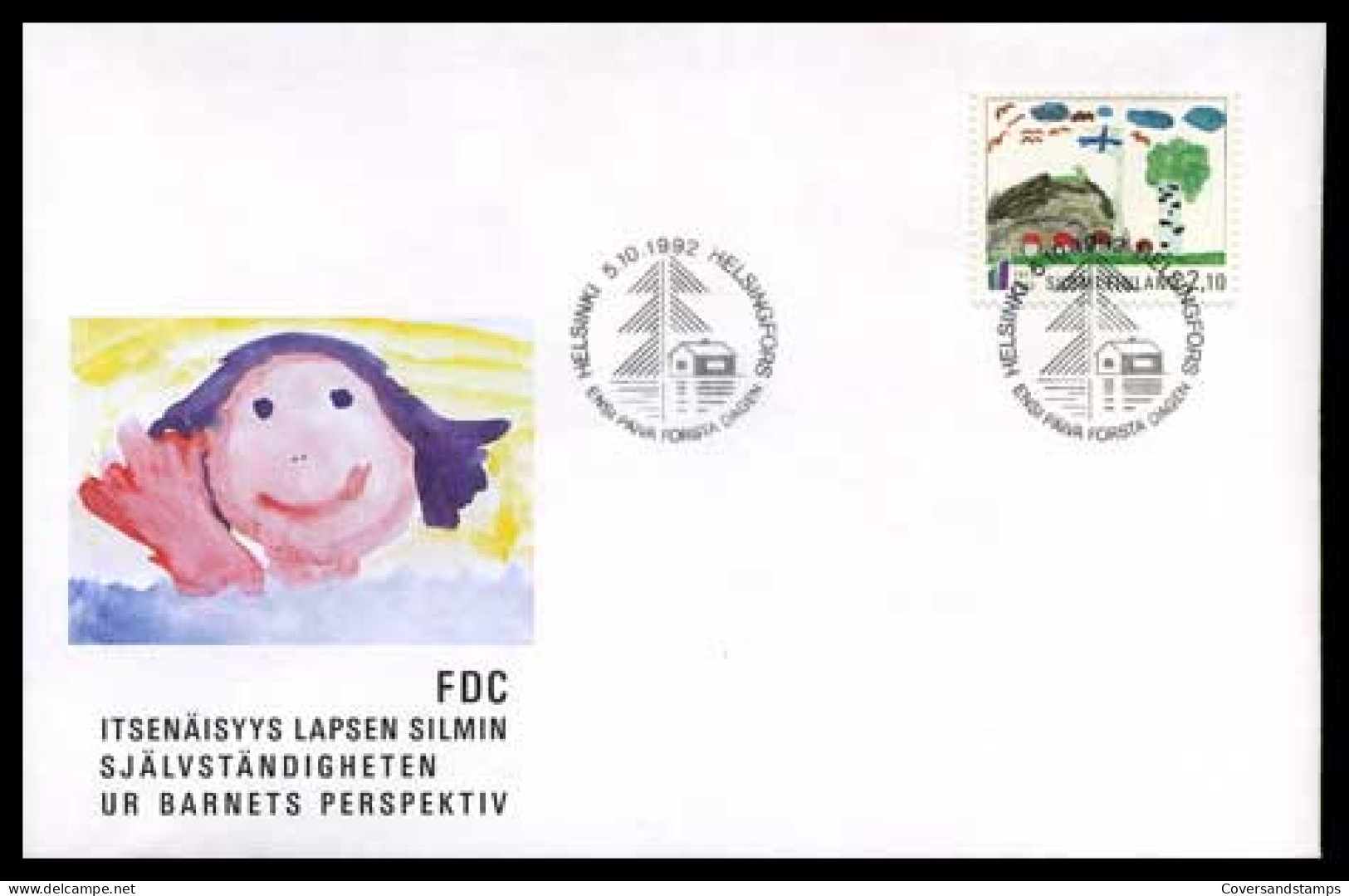 Finland - Kinderzegels - - FDC