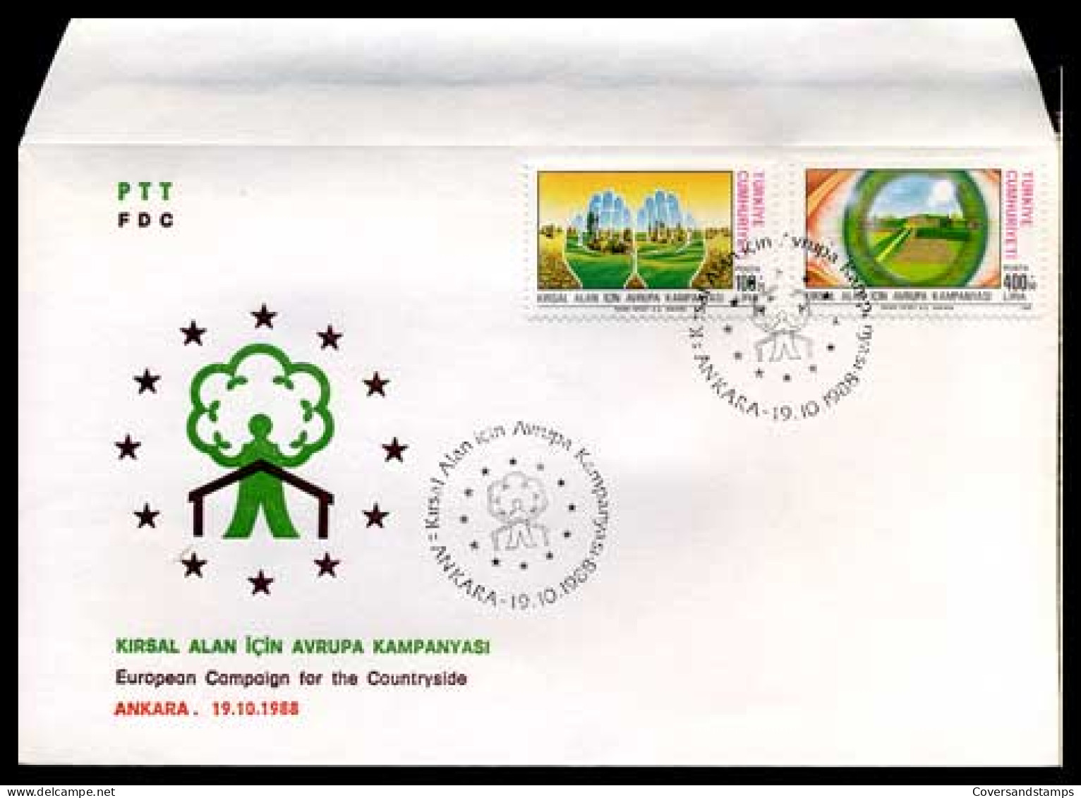 Turkije - Campaign For Countryside - - FDC