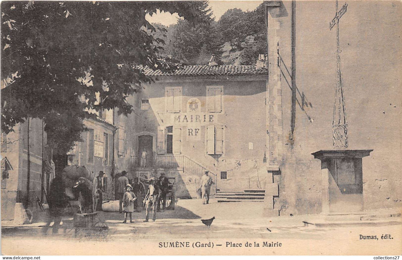 30-SUMENE- PLACE DE LA MAIRIE - Sumène