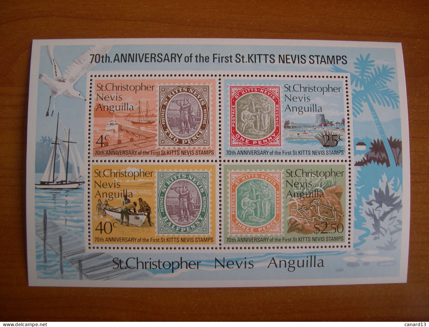 St Christophe Bloc N° 1 Neuf** - St.Kitts Und Nevis ( 1983-...)