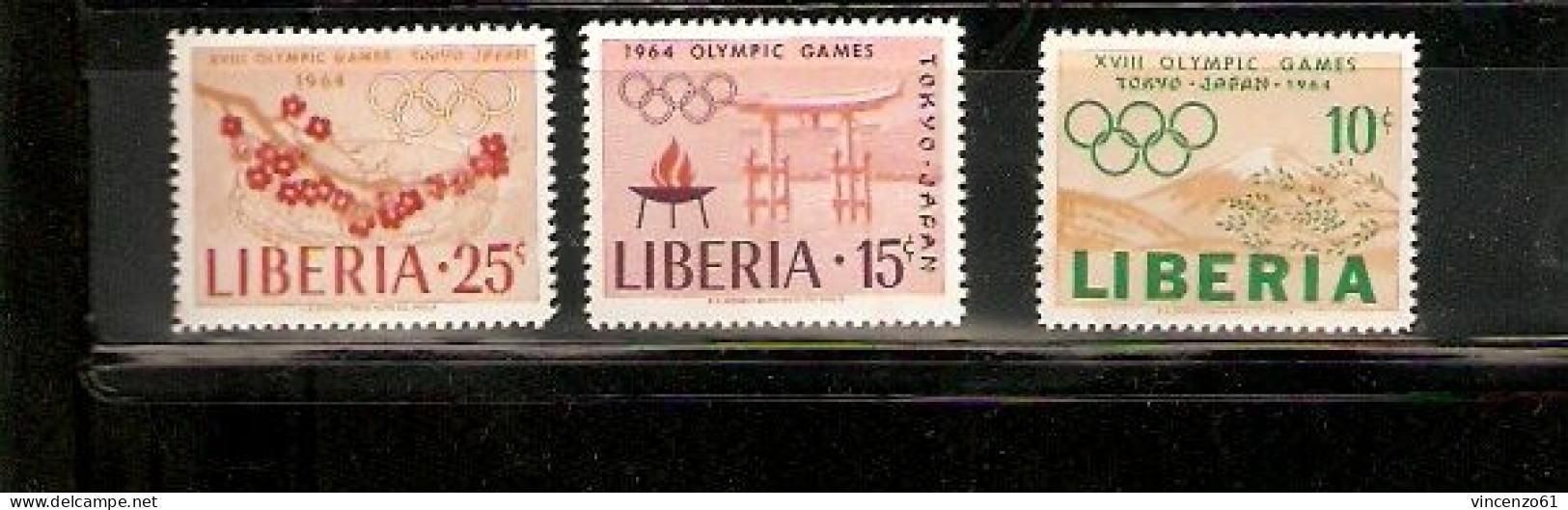 LIBERIA TOKIO OLIMPIC GAME 1964 - Verano 1964: Tokio