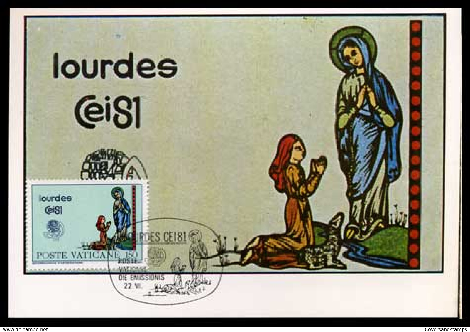 Vatikaan - 42ste Eucharistisch Congress - MK - - Cartoline Maximum