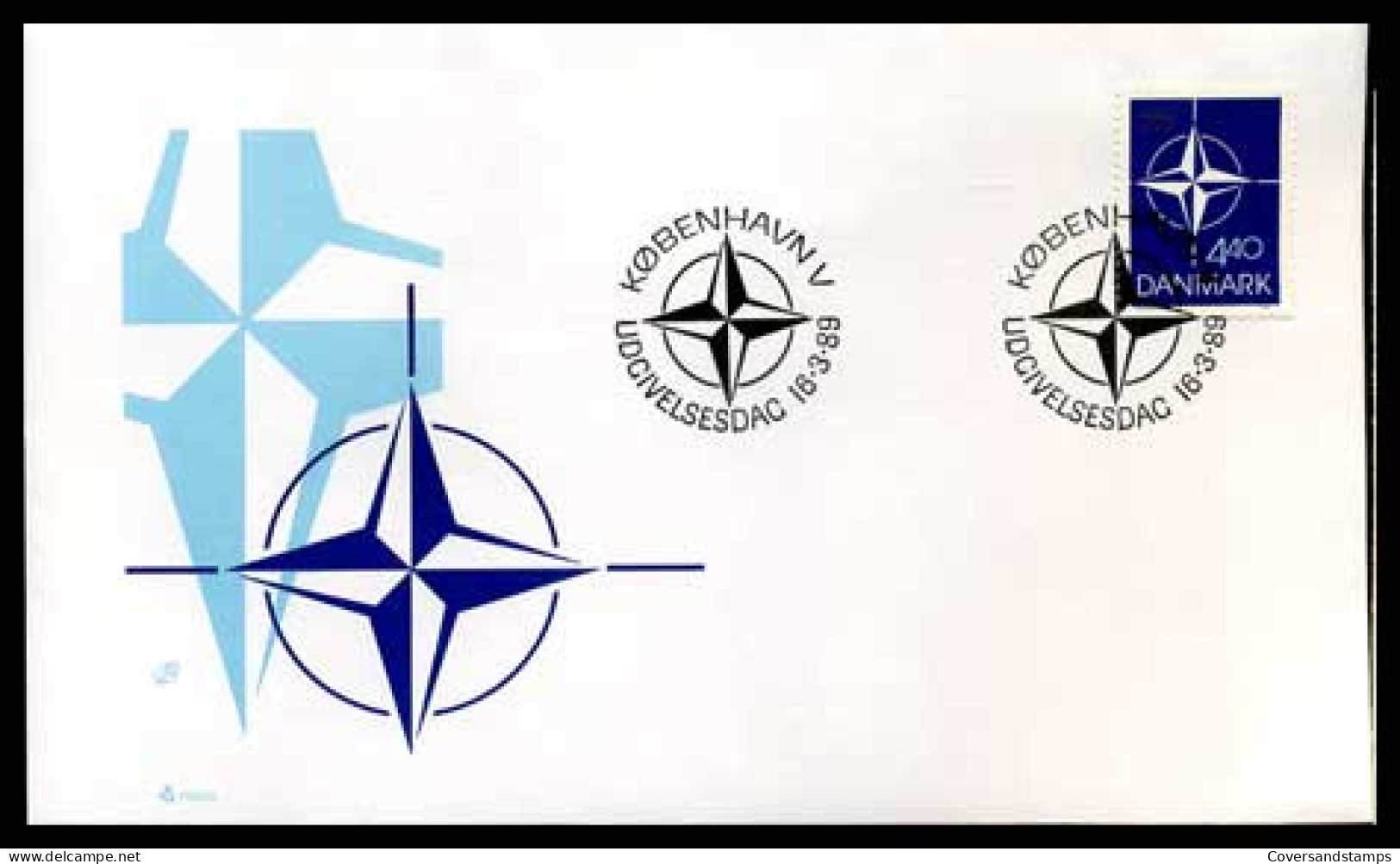 Denemarken - NATO 40 Years -  - FDC