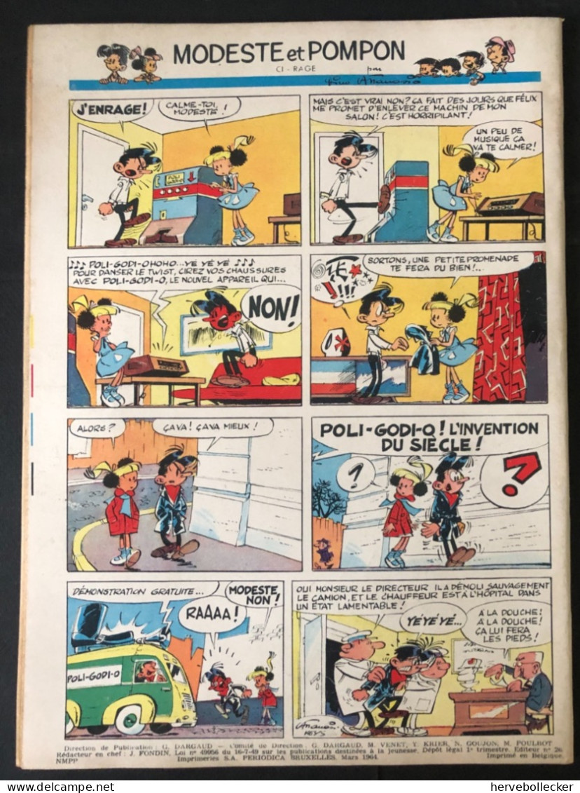 TINTIN Le Journal Des Jeunes N° 802 - 1964 - Tintin