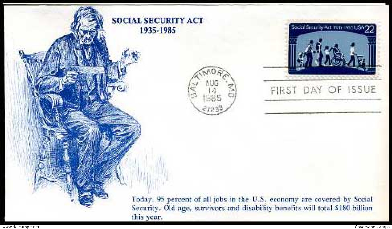 USA - Social Security Act  - 1981-1990