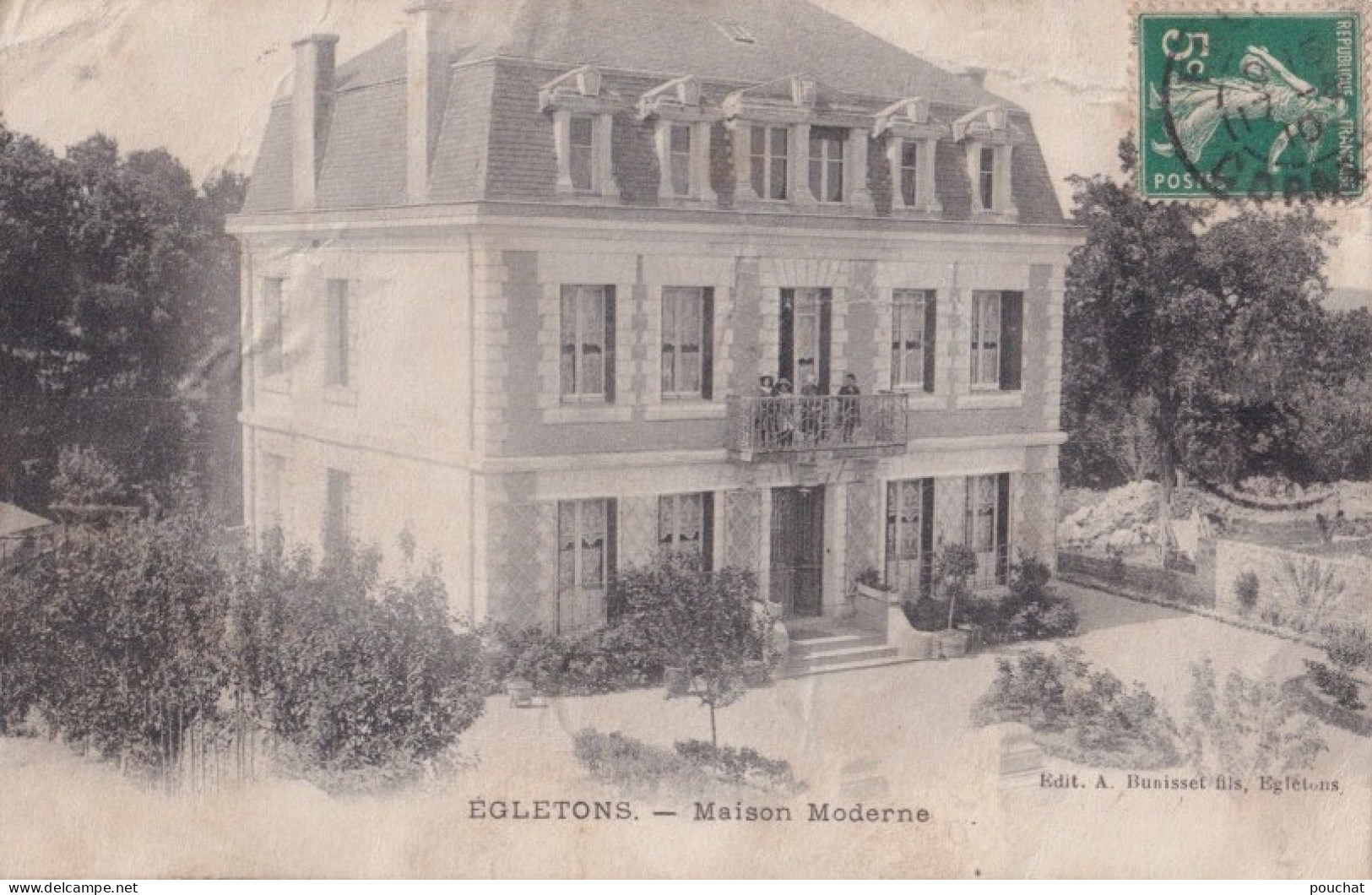 E18-19) EGLETONS (CORREZE) MAISON MODERNE -  EN 1910 - Egletons