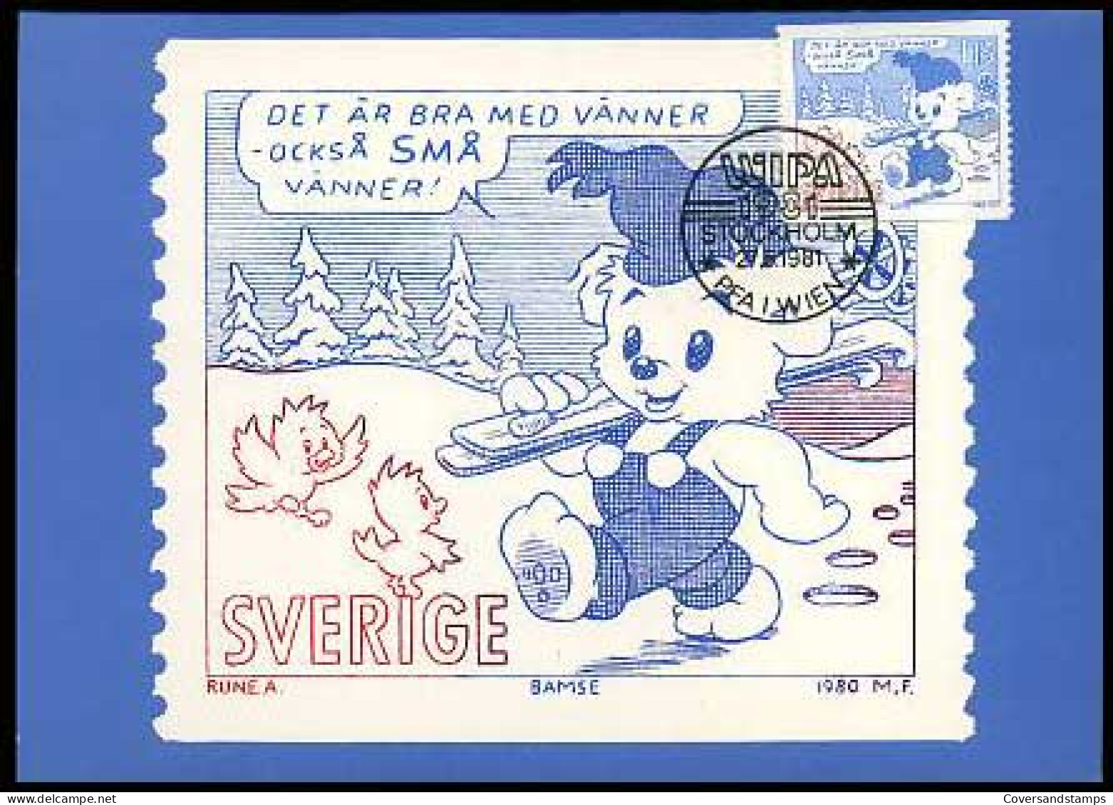 Zweden - Kerstmis 1980 - MK - - Cartes-maximum (CM)