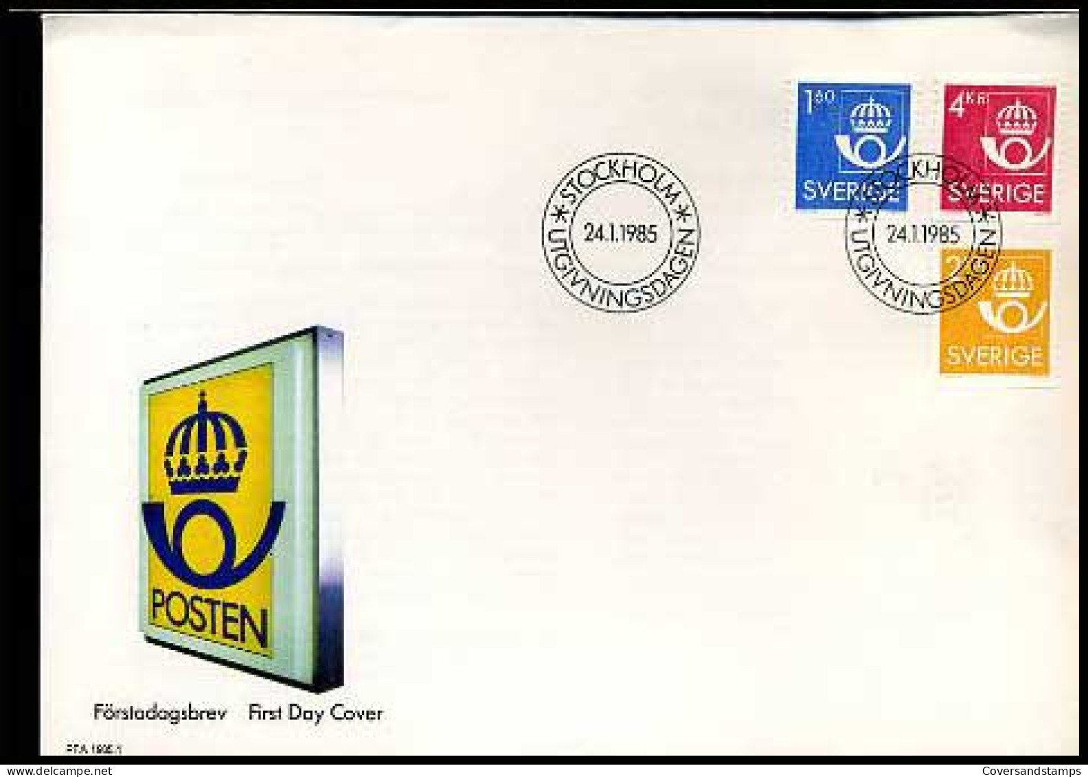 Zweden - Definitives - - FDC