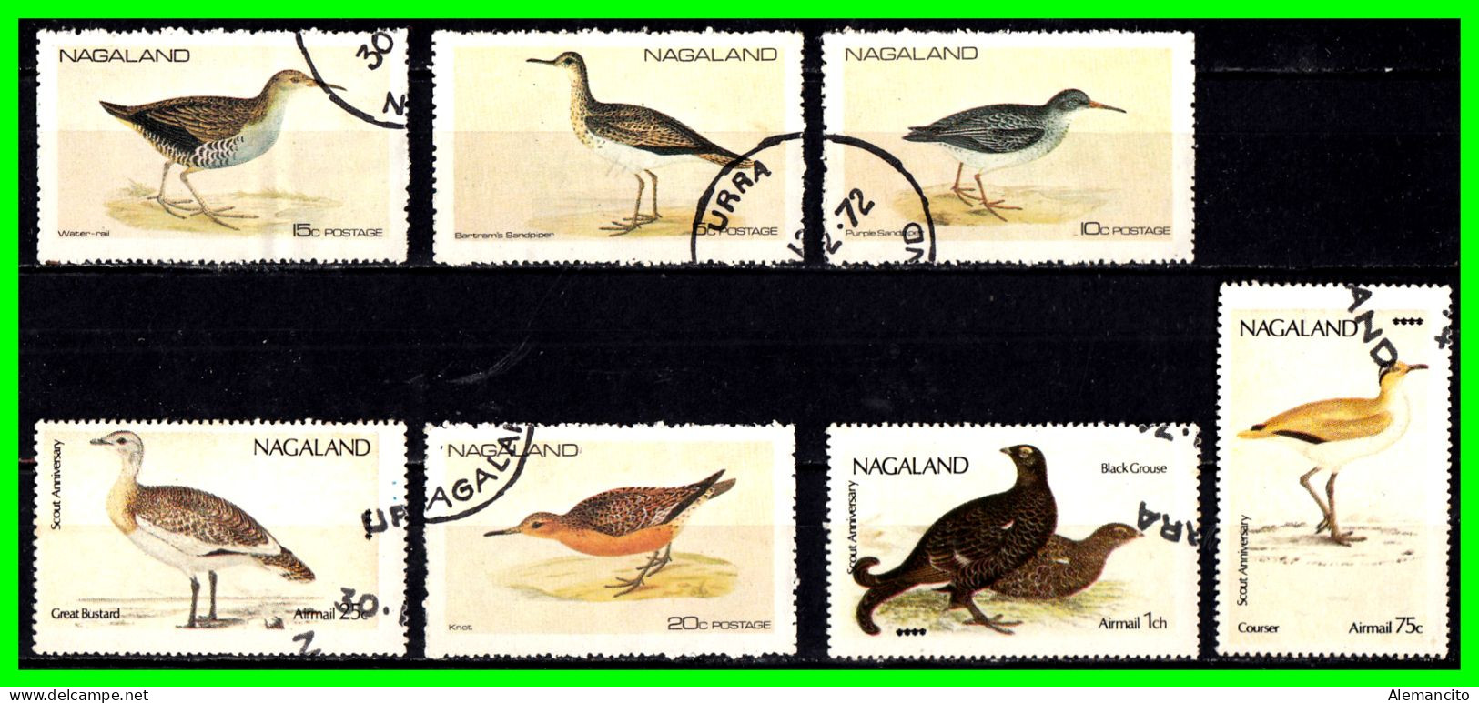 INDIA ( ASIA )  SELLOS 1972 - TEMATICA FAUNA ANIMAL - Unused Stamps