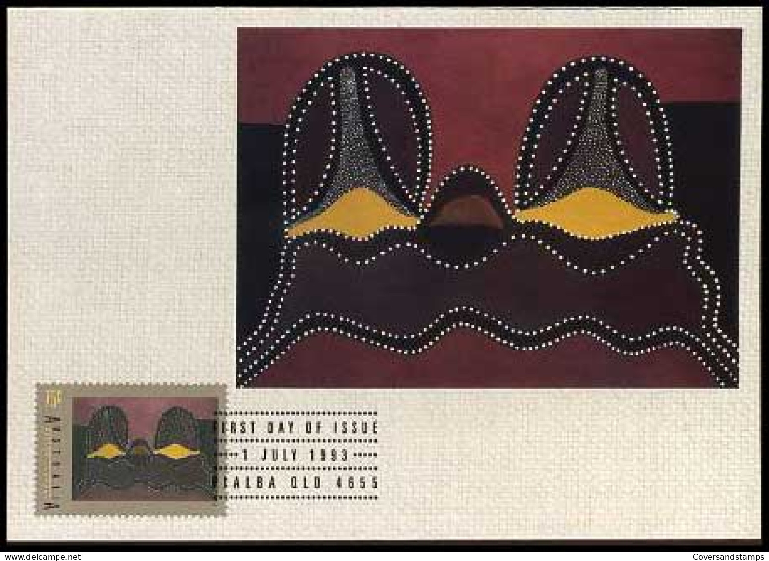 Australië  - Aboriginal Art - MK -  - Maximumkaarten