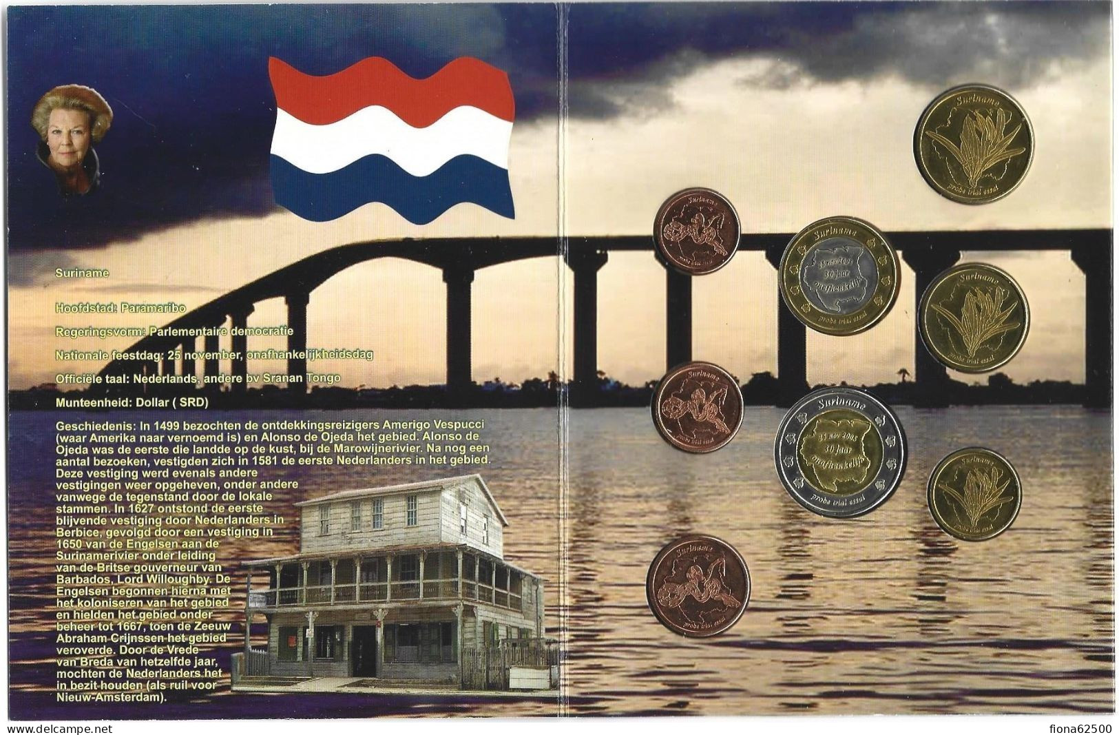 SURINAME . SERIE EUROS 2005 . ESSAIS . - Essais Privés / Non-officiels