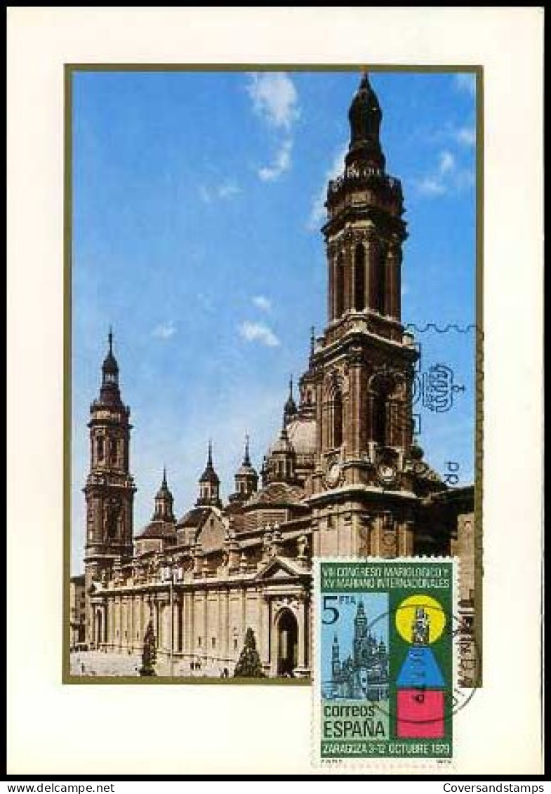  Spanje - MK - Basilica Del Pilar - Zaragoza - Maximum Cards
