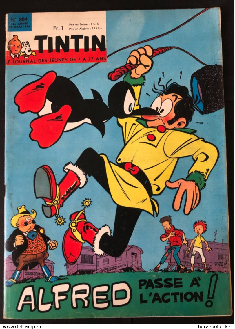 TINTIN Le Journal Des Jeunes N° 804 - 1964 - Tintin