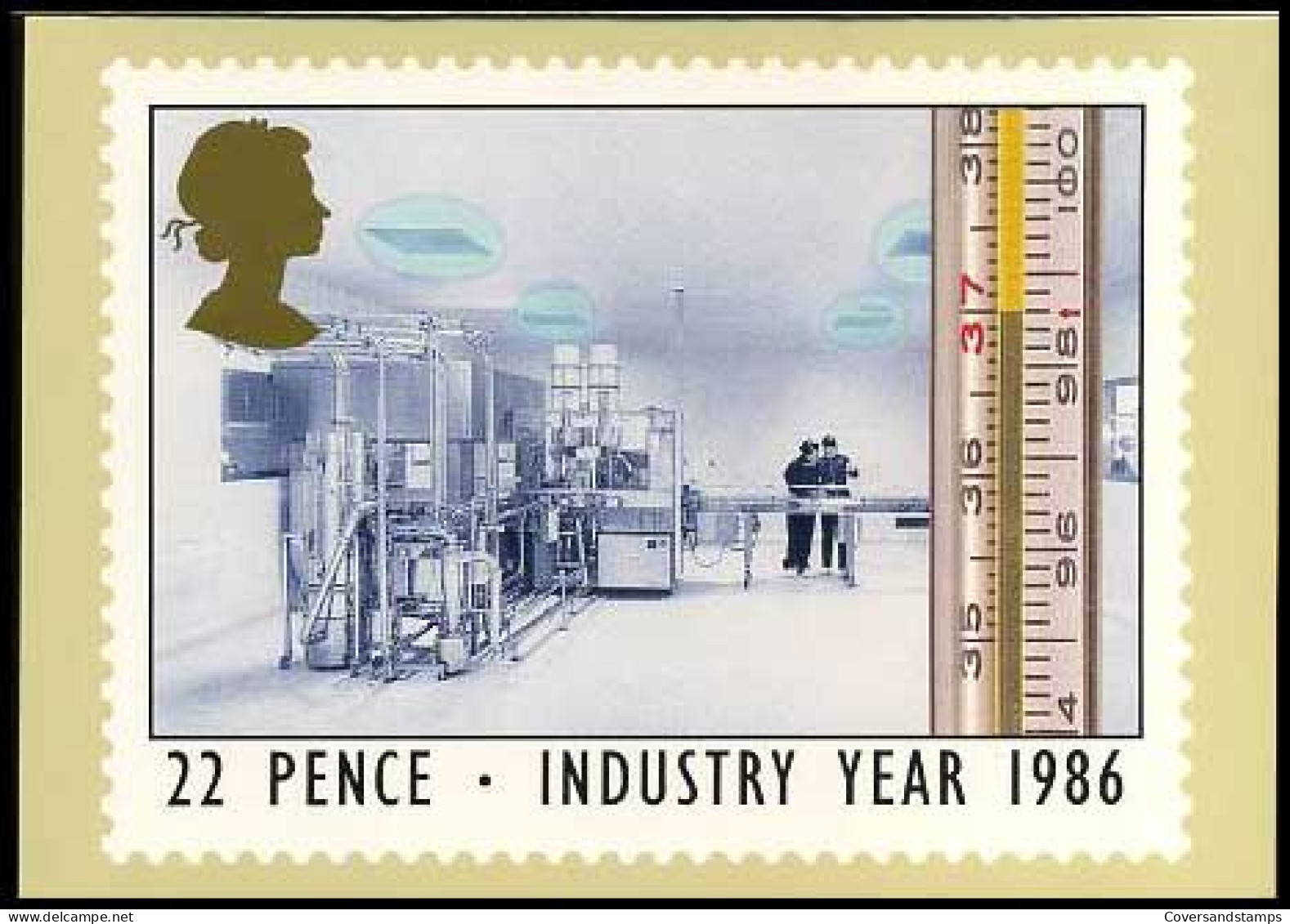 Groot-Brittannië - Industry Year 1986 - MK - - Maximumkaarten
