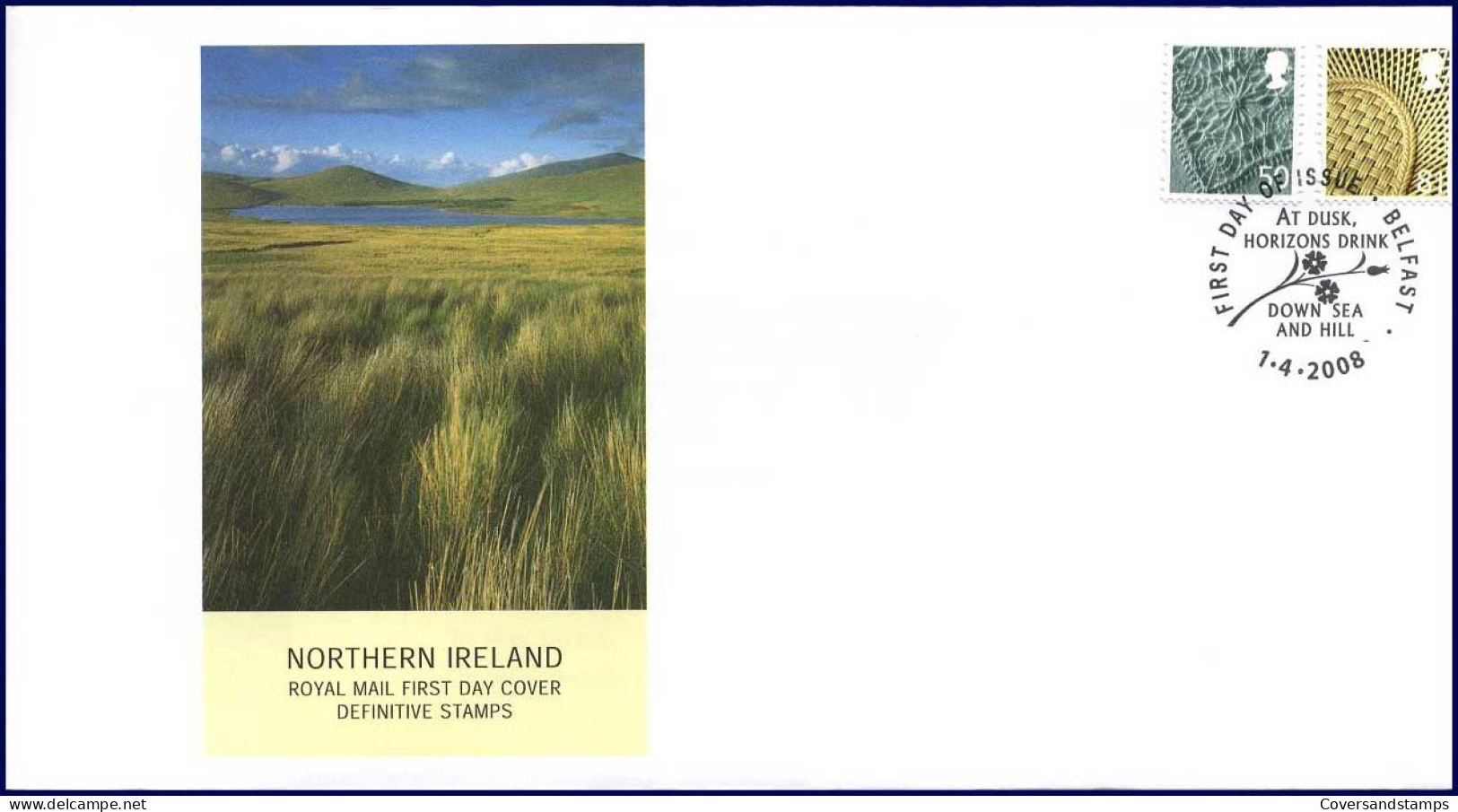 Groot-Brittannië - FDC - Definitives Noord-Ierland - 01-04-2008            - 2001-10 Ediciones Decimales