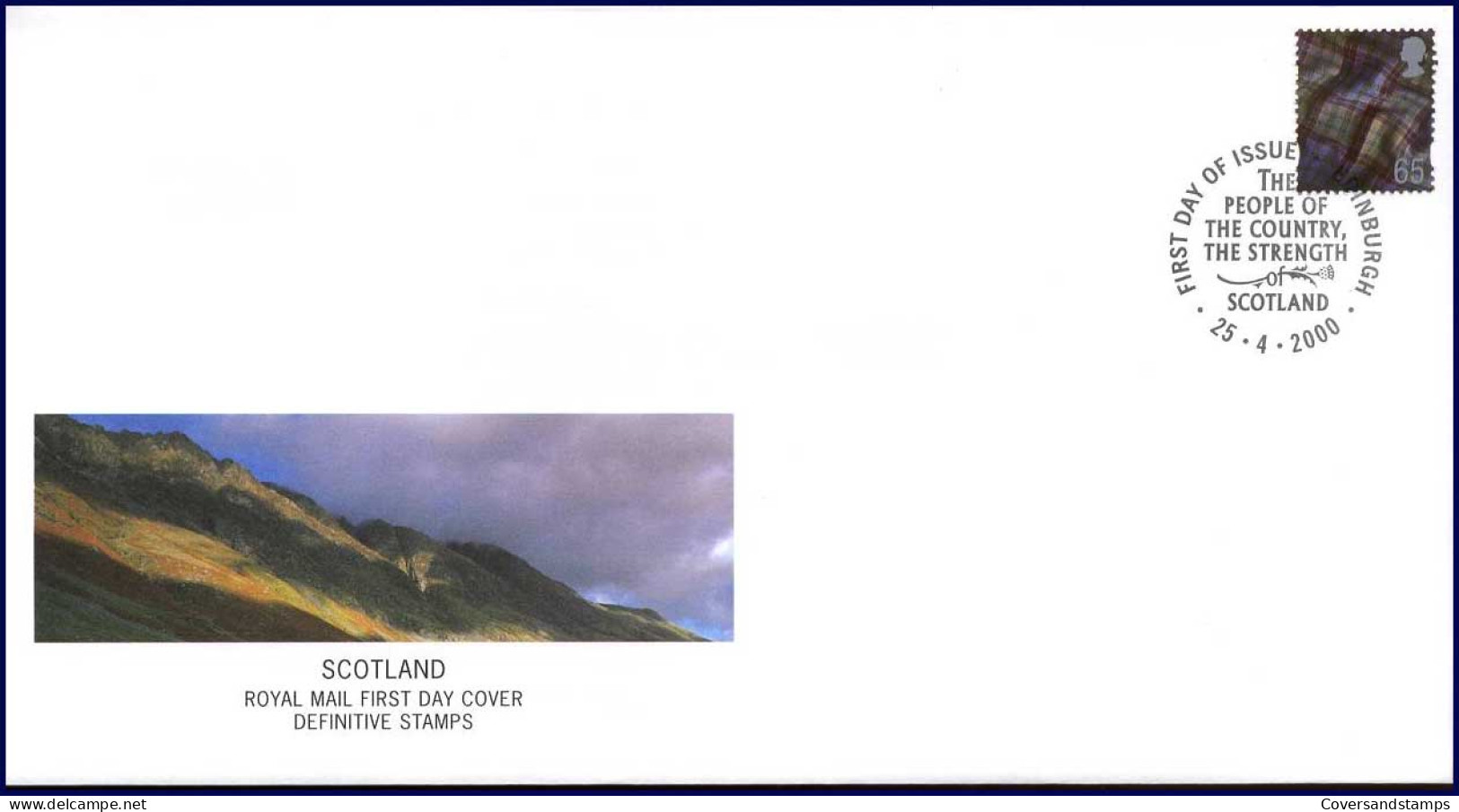 Groot-Brittannië - FDC - Definitives Scotland  -  25-04-2000          - 1991-2000 Em. Décimales