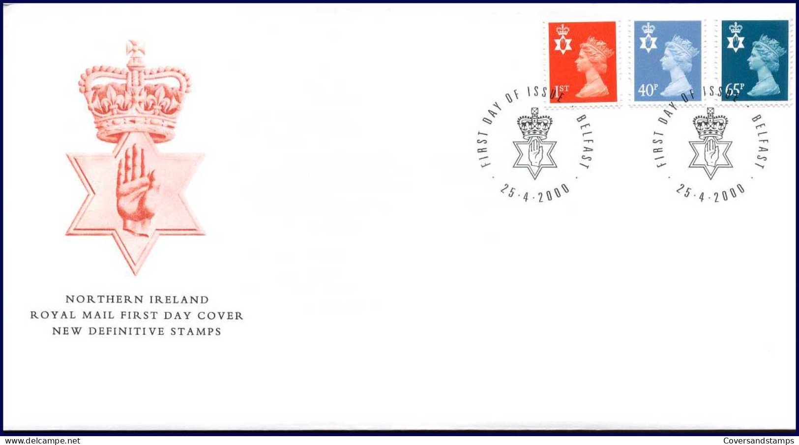 Groot-Brittannië - FDC - Definitives -  25-04-2000          - 1991-2000 Dezimalausgaben