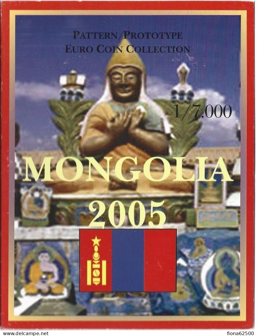 MONGOLIE . SERIE EUROS 2005 . ESSAIS . - Pruebas Privadas