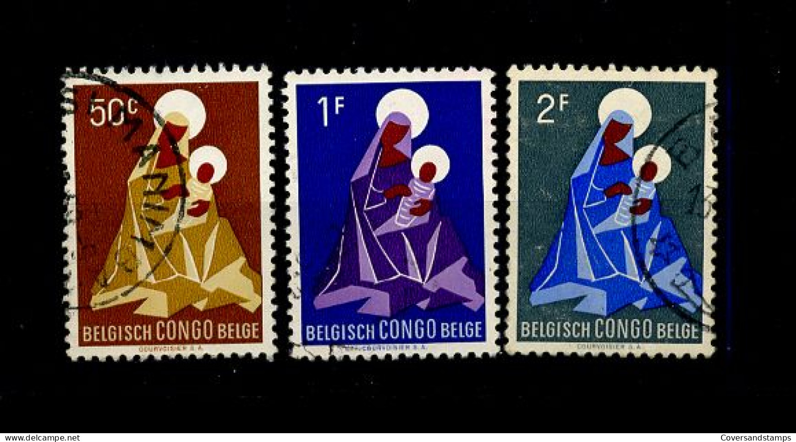 Belgisch Congo - 362/64 - Gest / Obl / Used             - Used Stamps