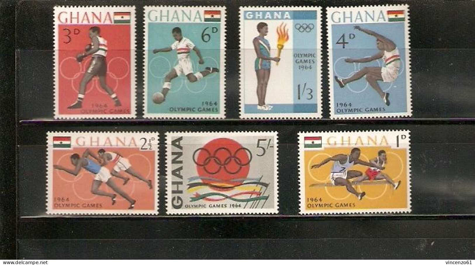 GHANA TOKIO OLIMPIC GAME 1964 - Estate 1964: Tokio