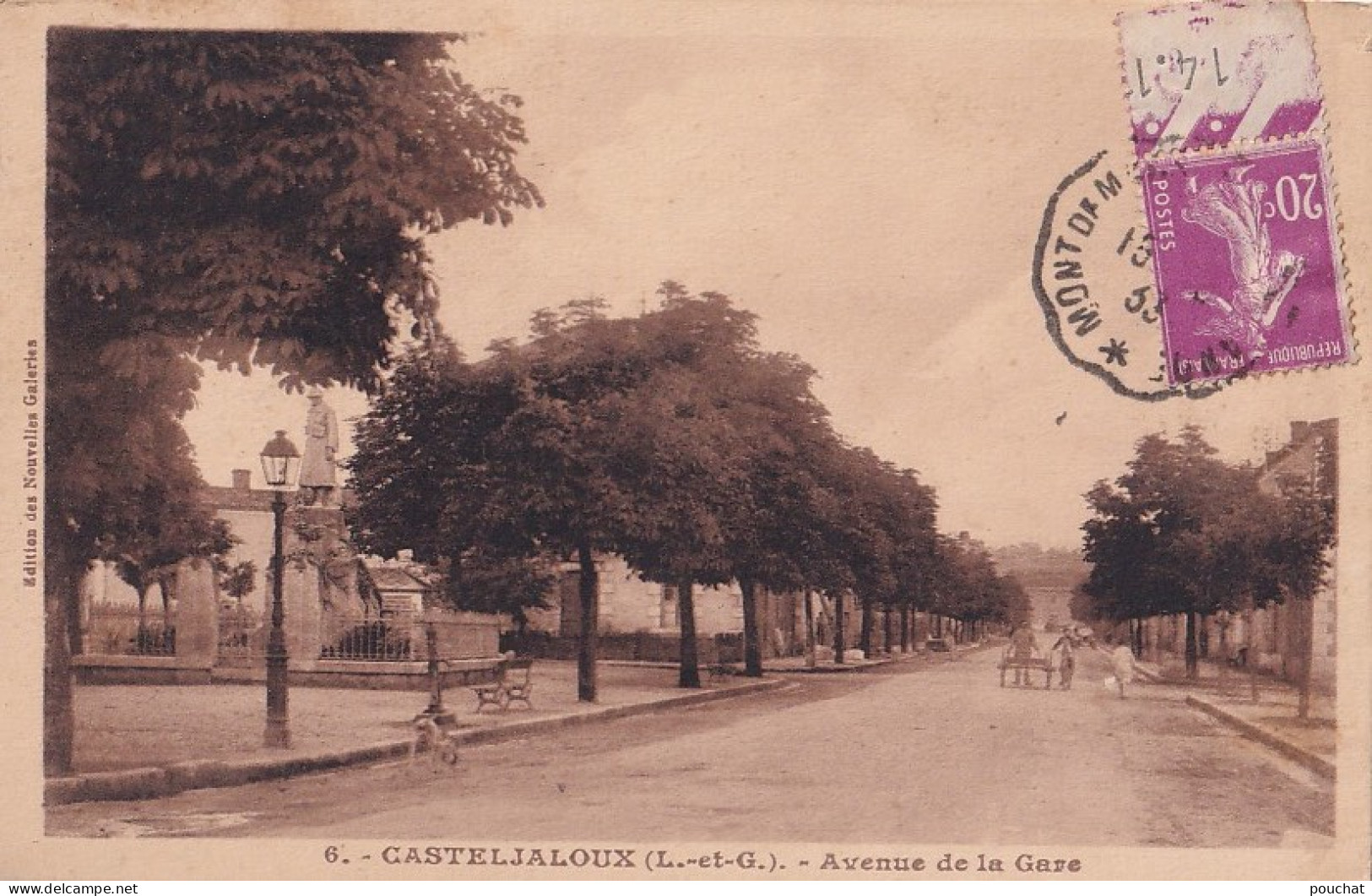 F16-47) CASTELJALOUX - AVENUE DE LA GARE - EN 1933 - Casteljaloux