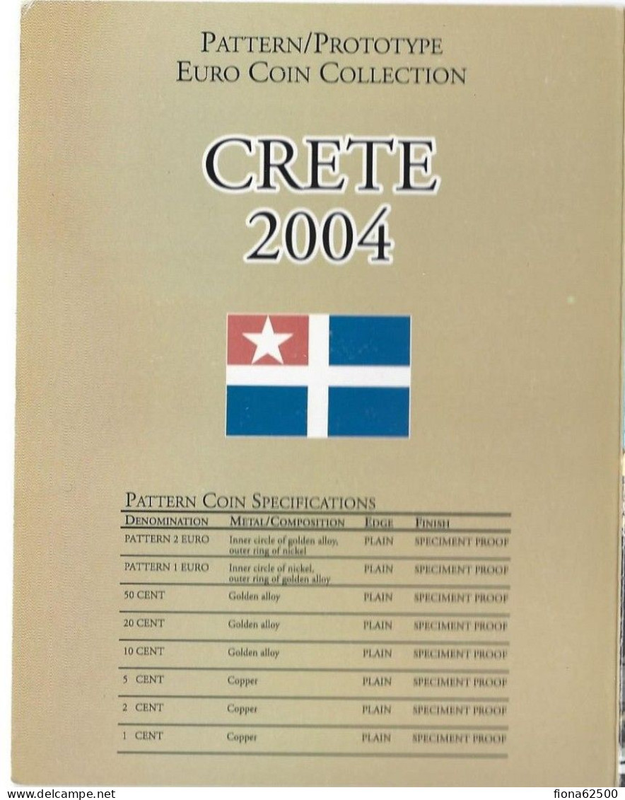 SERIE € ESSAIS 2004 . CRETE . - Essais Privés / Non-officiels