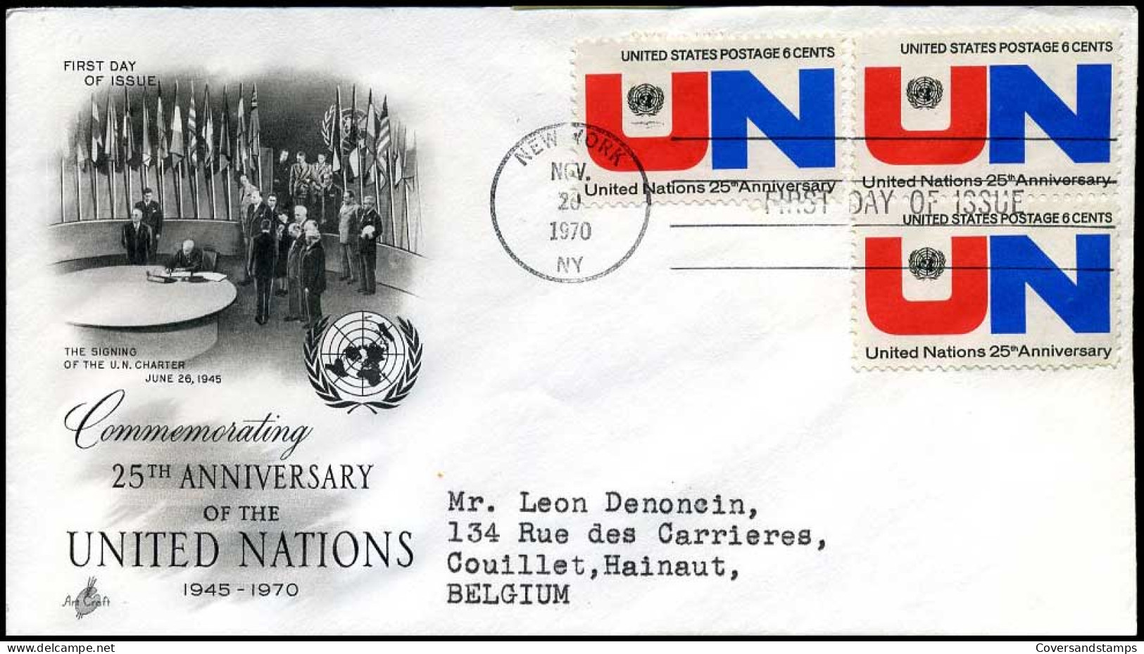 FDC, United Nations - FDC