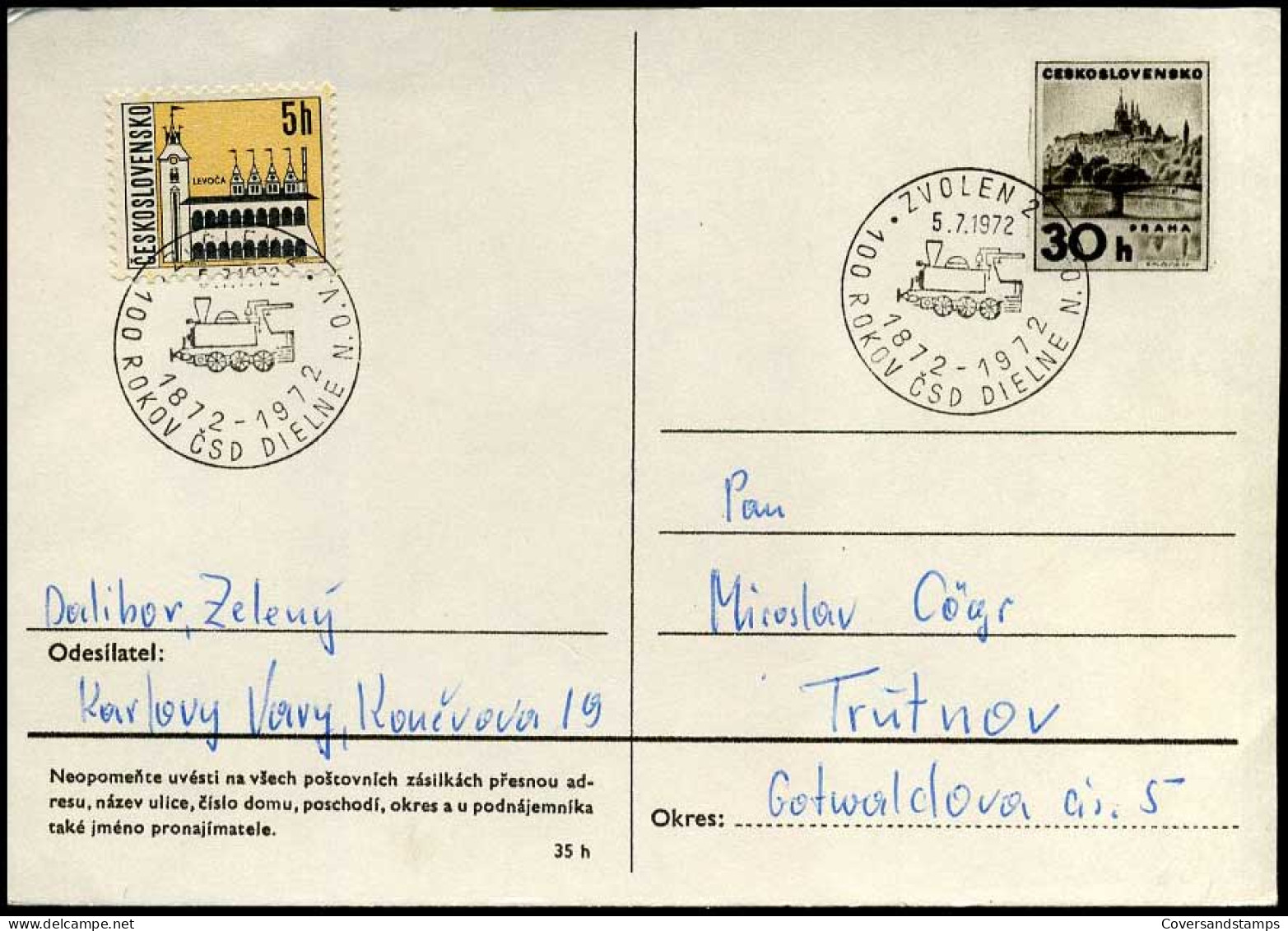 Czech Postcard - Lettres & Documents