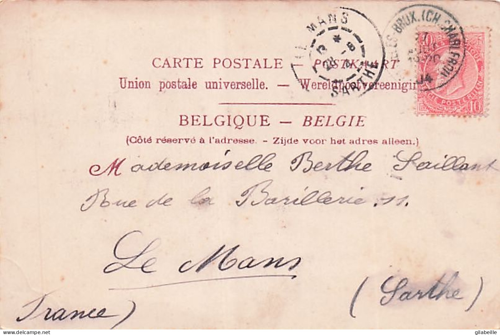 Peruwelz - BON SECOURS -  BONSECOURS - La Grand'rue - Charcutier - 1904 - Péruwelz