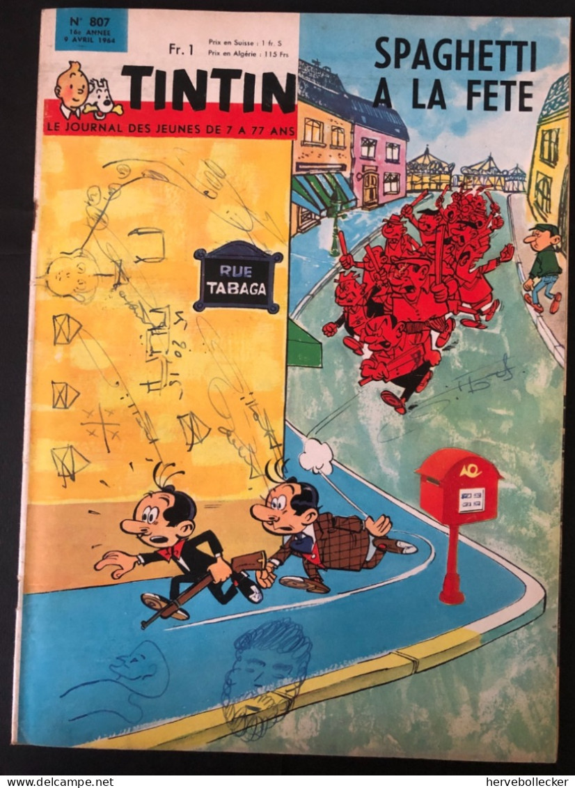 TINTIN Le Journal Des Jeunes N° 807 - 1964 - Tintin