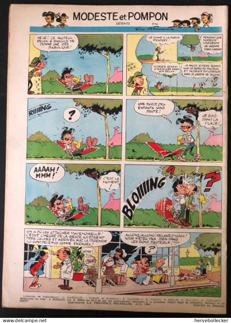 TINTIN Le Journal Des Jeunes N° 807 - 1964 - Tintin