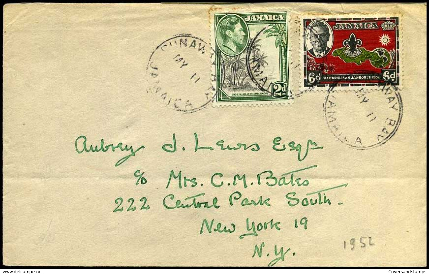 Cover From Jamaica To New York, USA - Jamaica (1962-...)