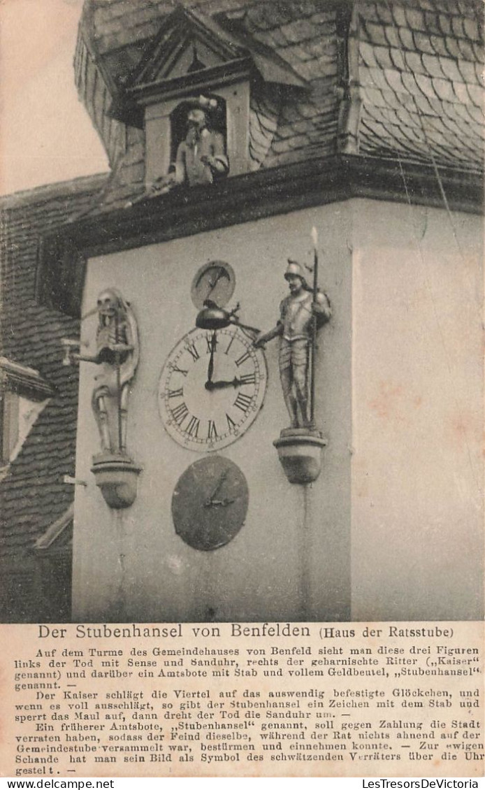 FRANCE - Der Stubenhansel Von Benfelden (Haus Der Ratsstube) - Carte Postale Ancienne - Benfeld