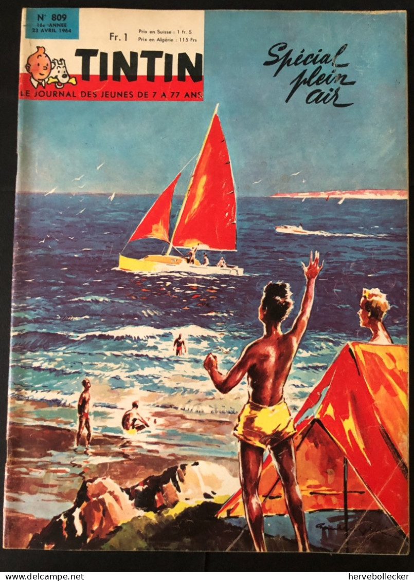 TINTIN Le Journal Des Jeunes N° 809 - 1964 - Tintin