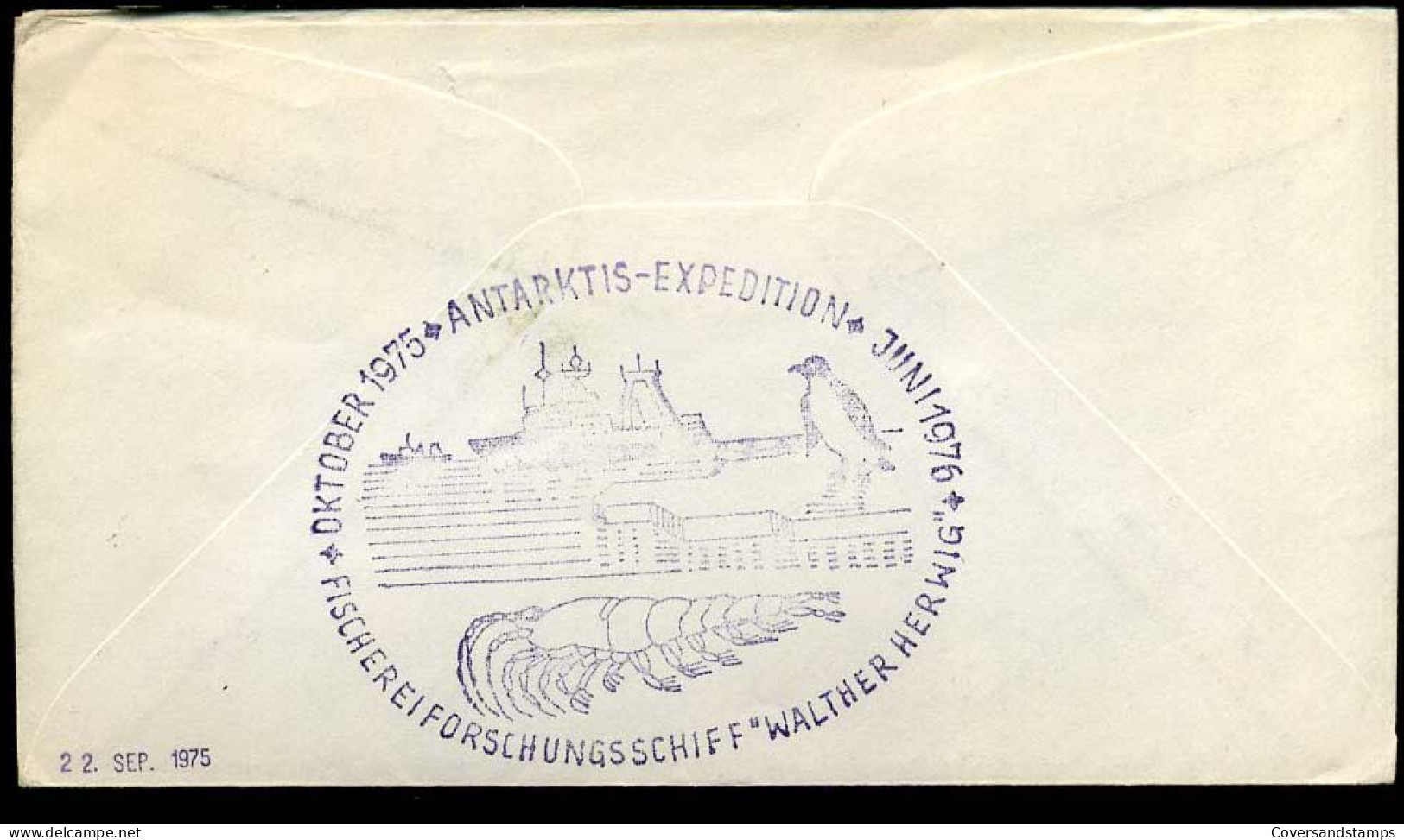 Argentina - Cover To Diedorf, Germany - Antarktis Expedition - Covers & Documents