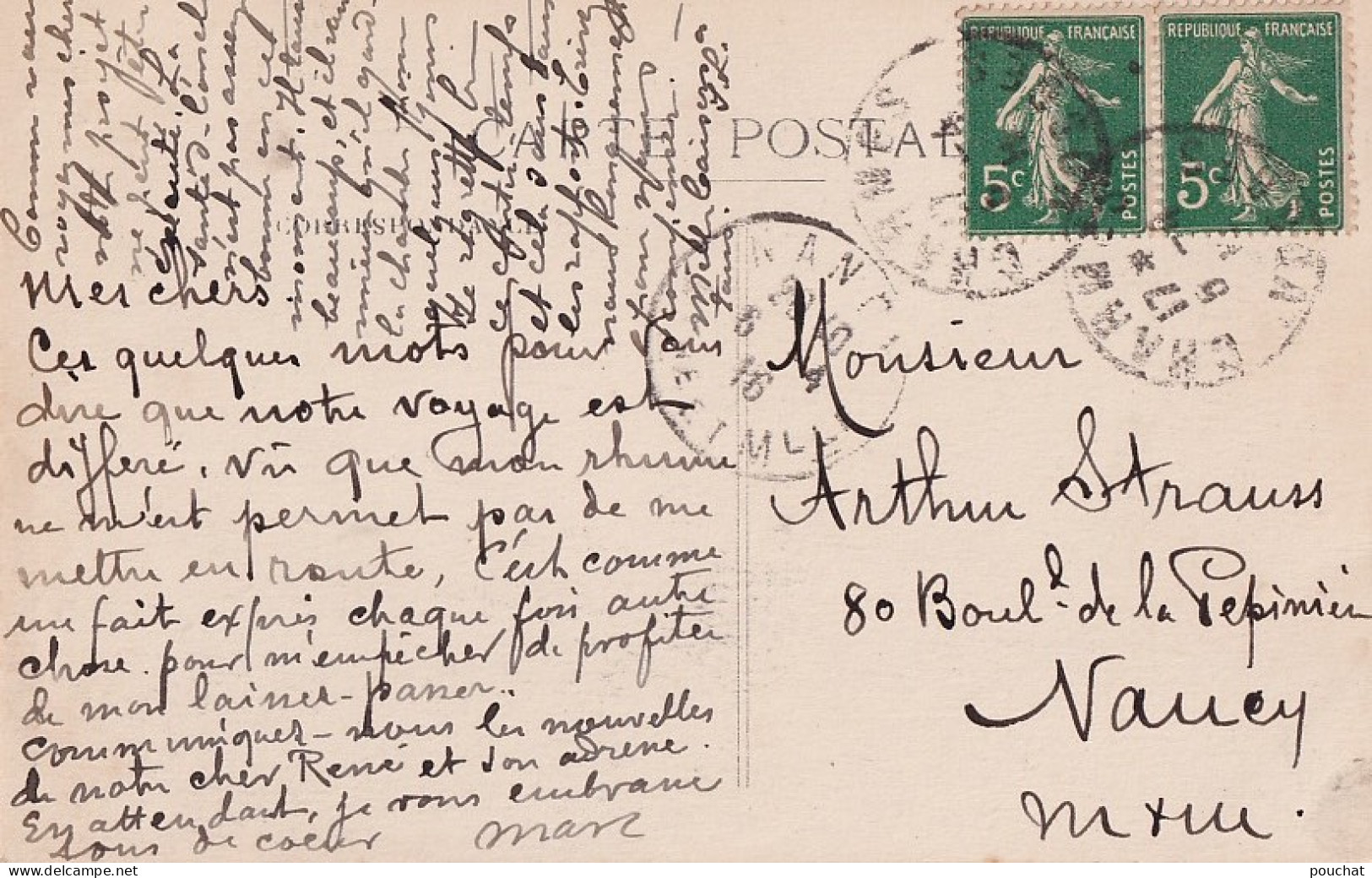 N19-88) CHARMES - VOSGES - L ' EGLISE - EN 1916 - ( 2 SCANS ) - Charmes