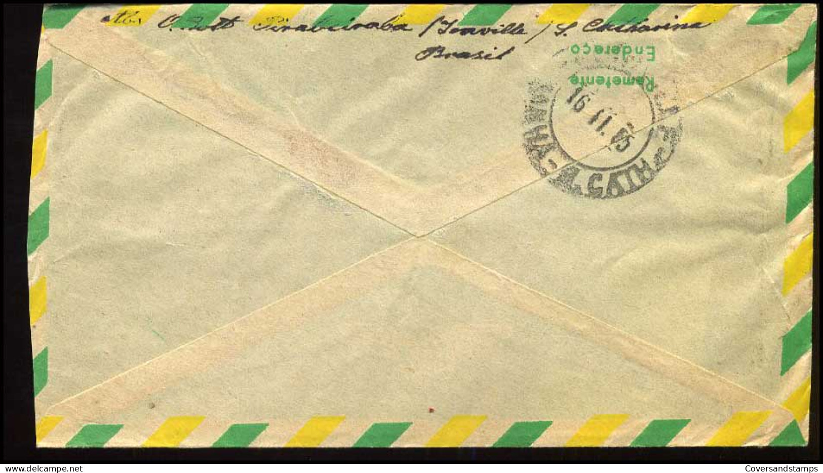 Brasil - Cover Hannover, Germany - Lettres & Documents