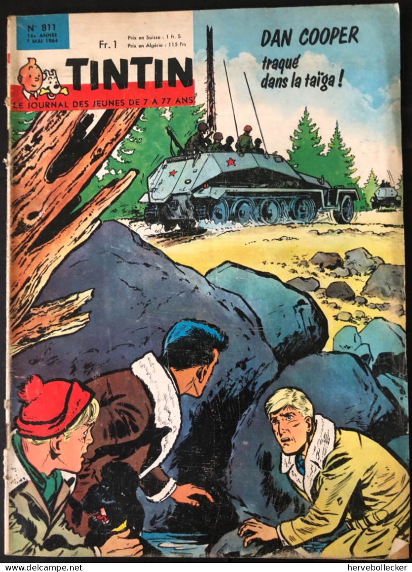 TINTIN Le Journal Des Jeunes N° 811 - 1964 - Tintin