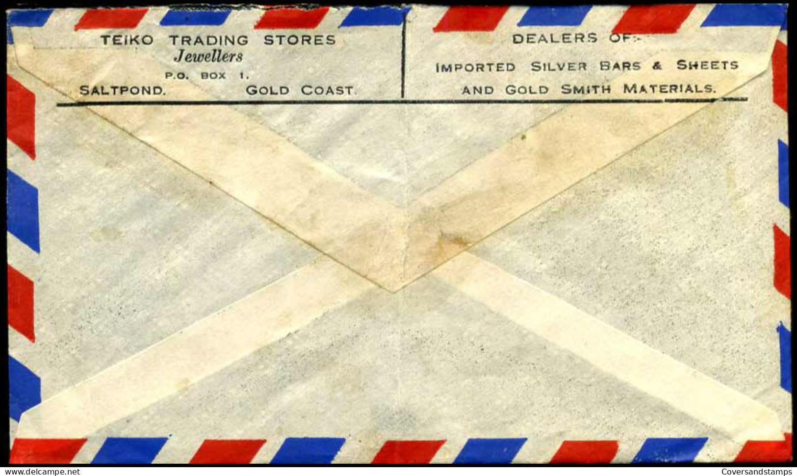 Goldcoast - Cover To Birmingham, Great-Britain - Costa D'Oro (...-1957)