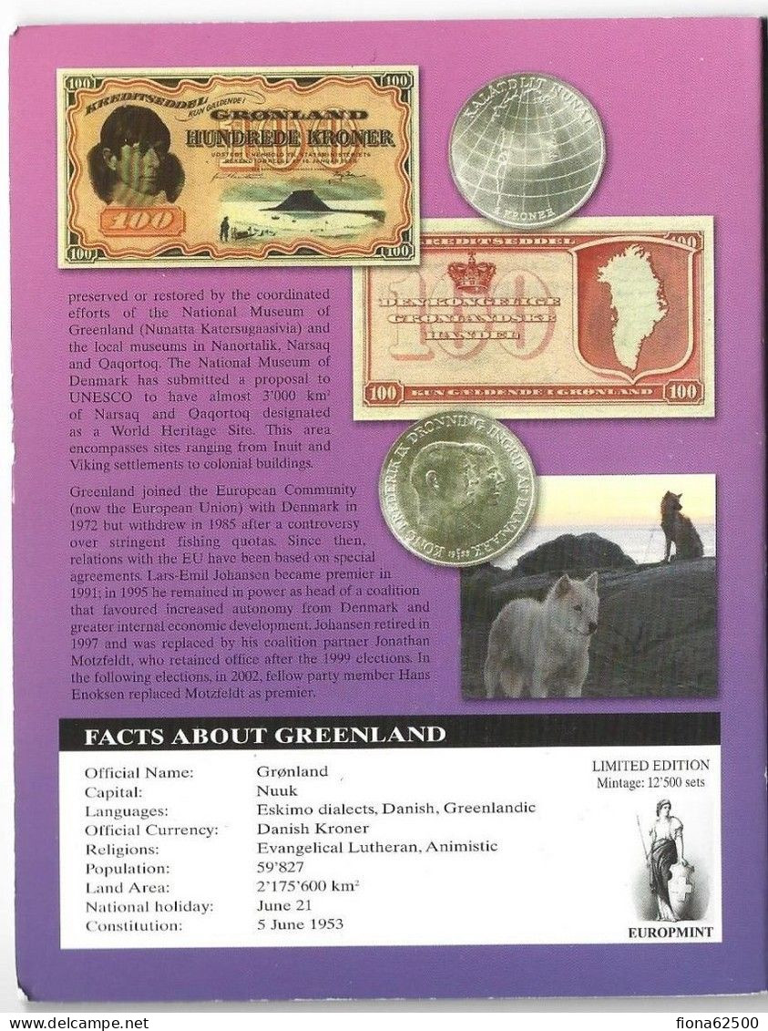 SERIE € ESSAIS 2004 . GROENLAND . - Privatentwürfe