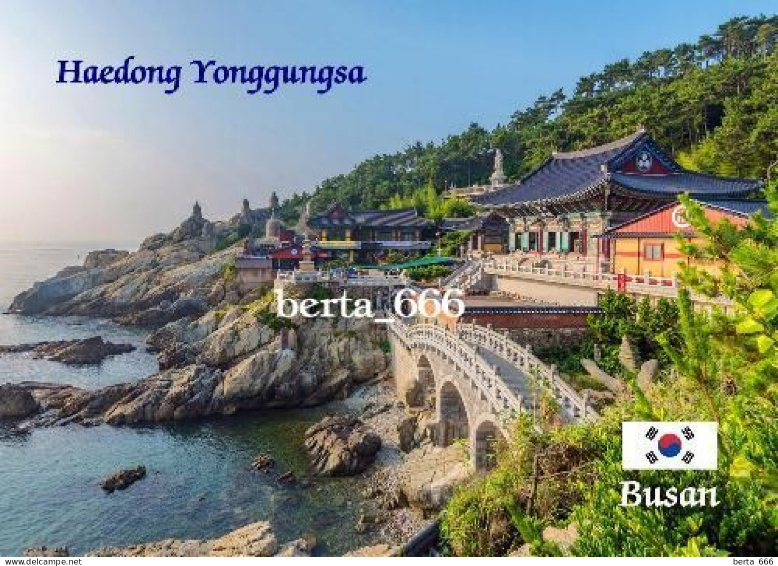 South Korea Busan Haedong Yonggungsa Temple New Postcard - Corea Del Sur