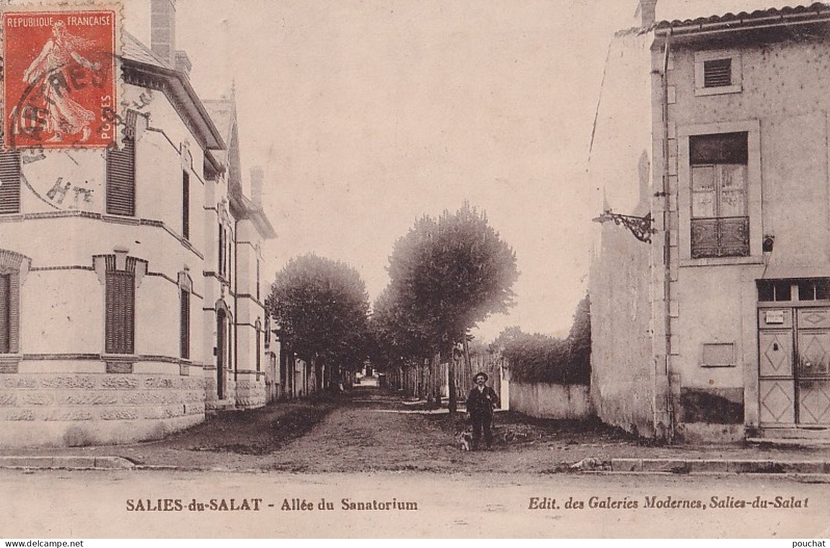 Z8-31) SALIES DU SALAT - HAUTE GARONNE - ALLEE DU SANATORIUM - ANIMEE - Salies-du-Salat