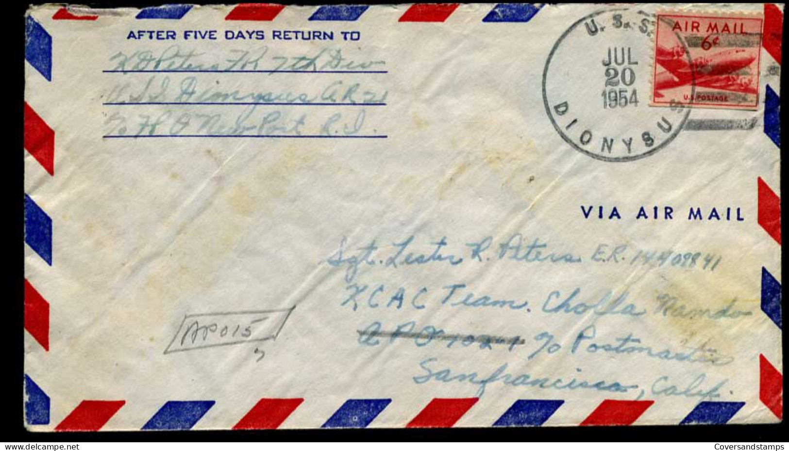 USA - Cover To San Francisco, California - Lettres & Documents
