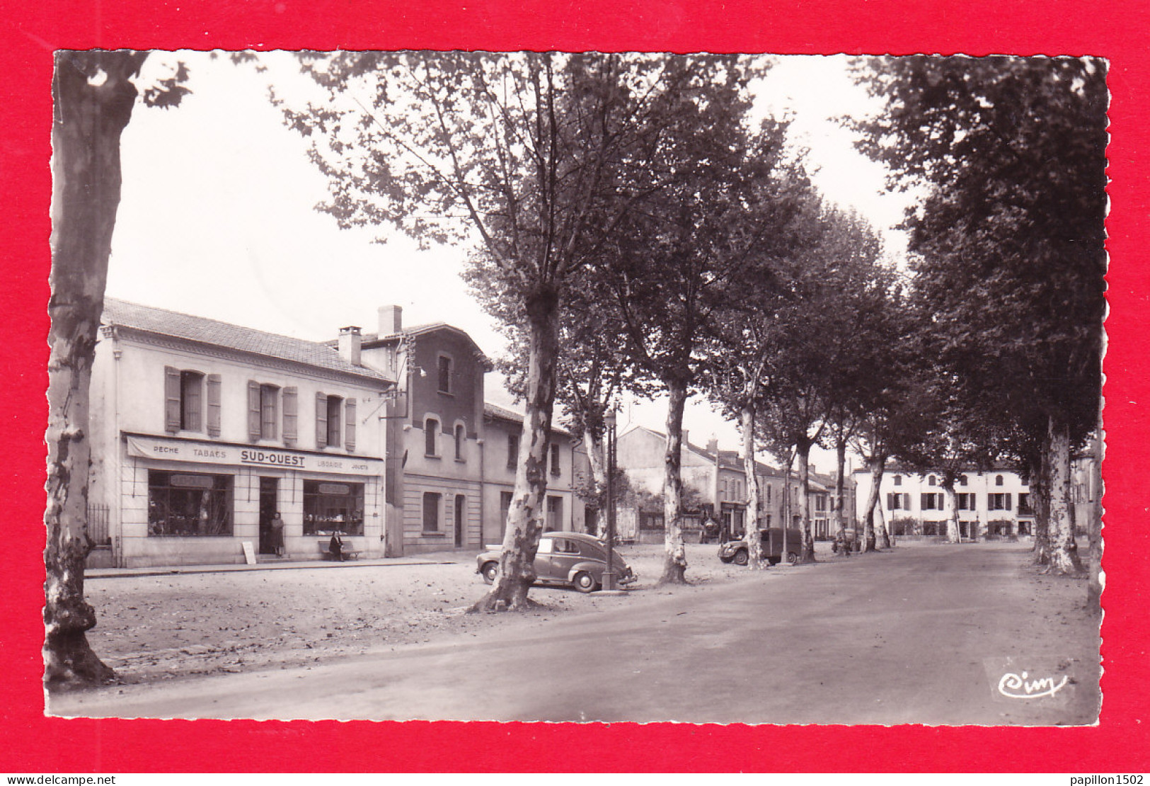 F-40-Tartas-08A111  La Place Gambetta, Vieilles Voitures, BE - Tartas