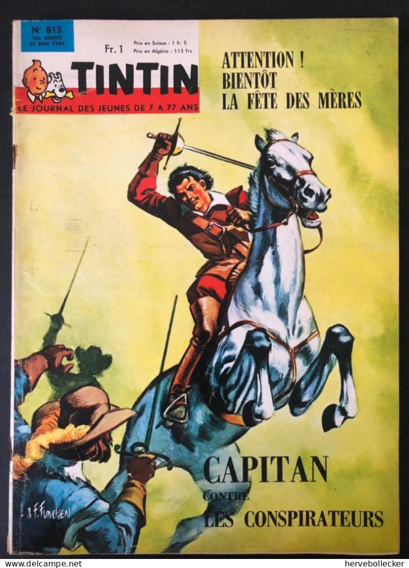 TINTIN Le Journal Des Jeunes N° 813 - 1964 - Tintin