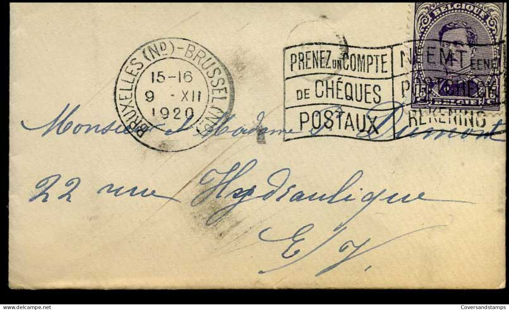 Kleine Envelop / Petite Enveloppe Met N° 139 - 1915-1920 Alberto I