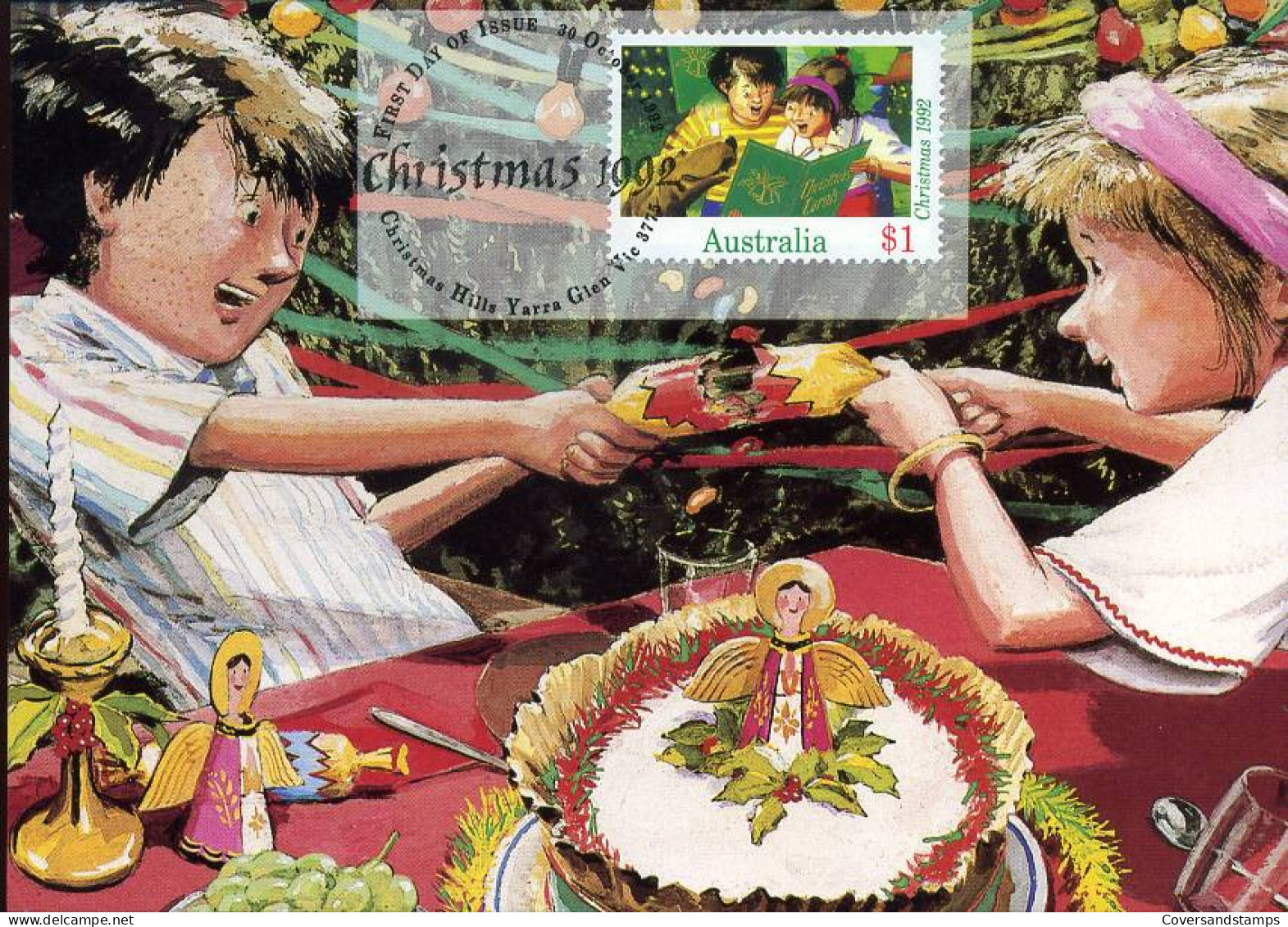 Australië  - MK - Kerstmis 1992  -  30-10-1992                           - Maximumkaarten