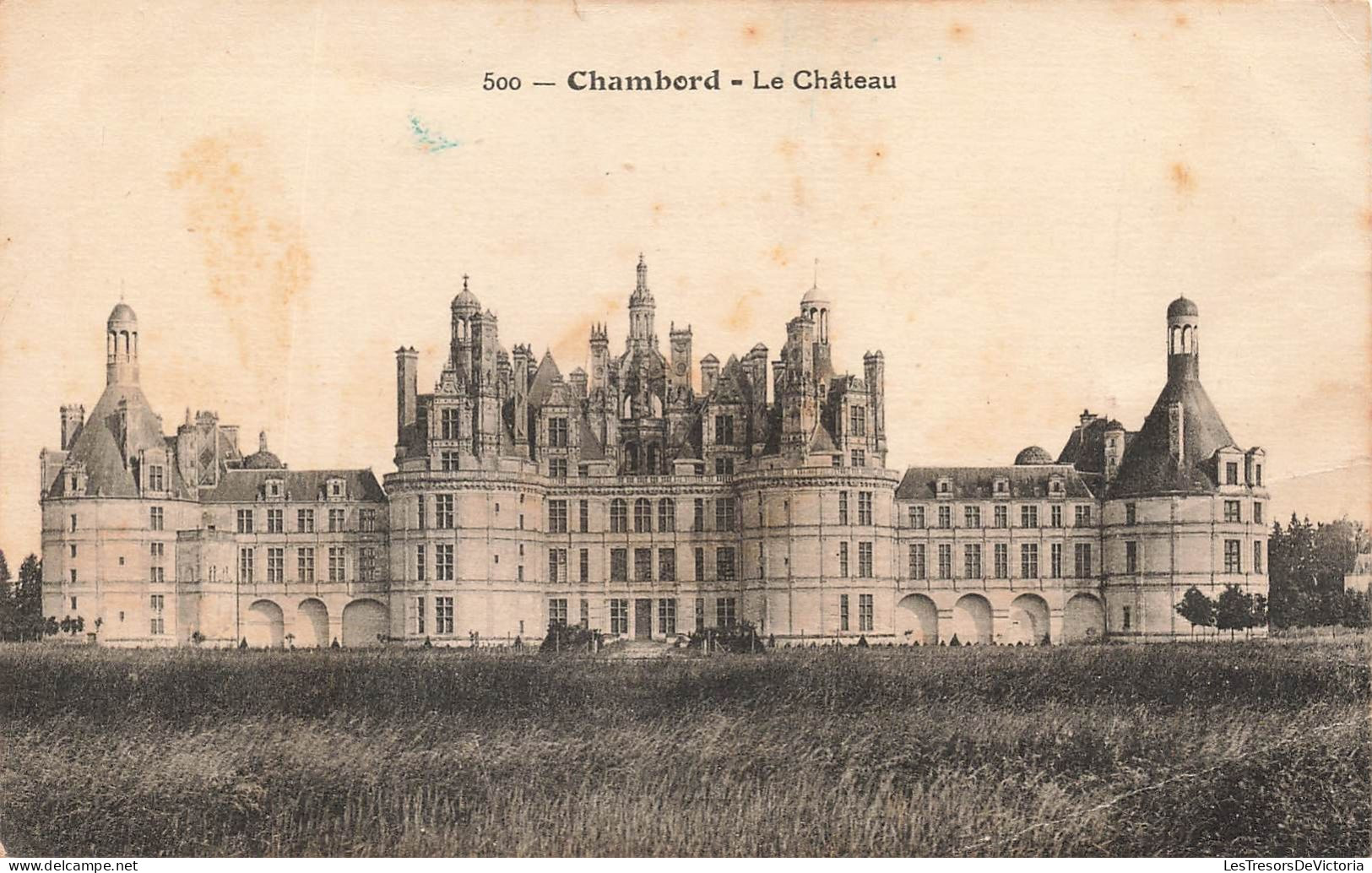 FRANCE - Chambord - Vue Sur Le Château - Vue Générale - De L'extérieure - Carte Postale Ancienne - Chambord