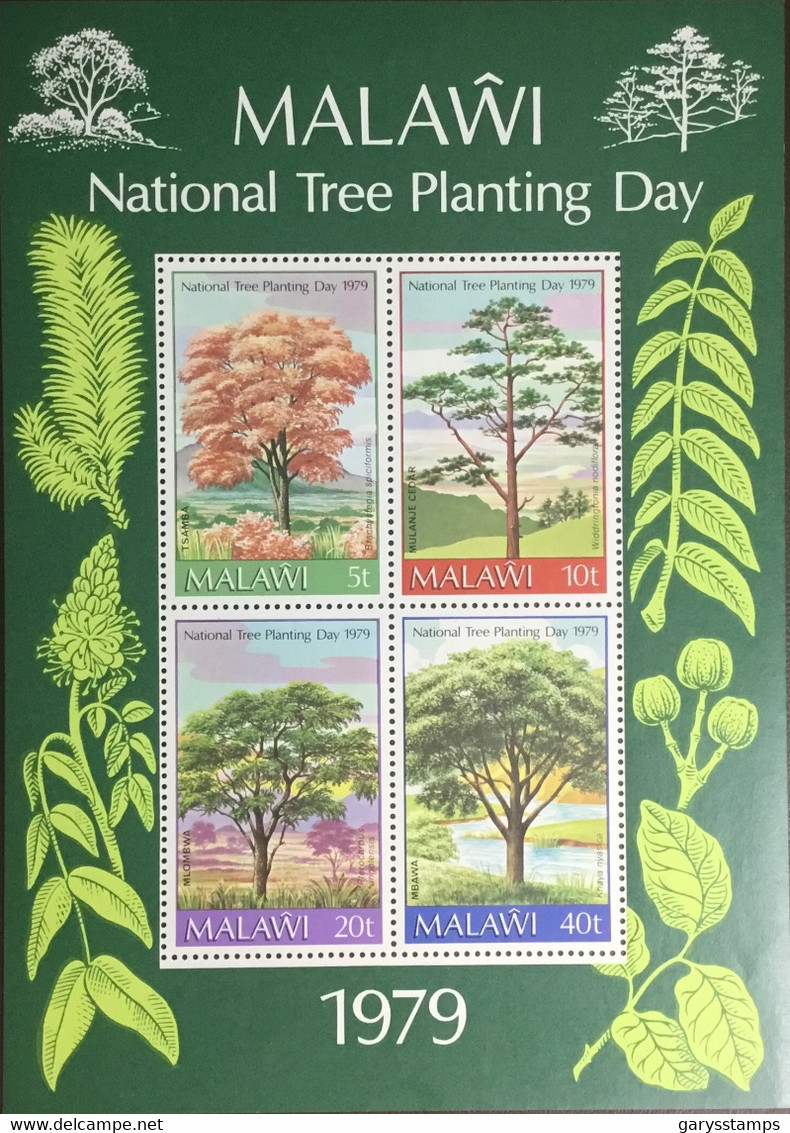 Malawi 1979 Tree Planting Day Trees Minisheet MNH - Trees