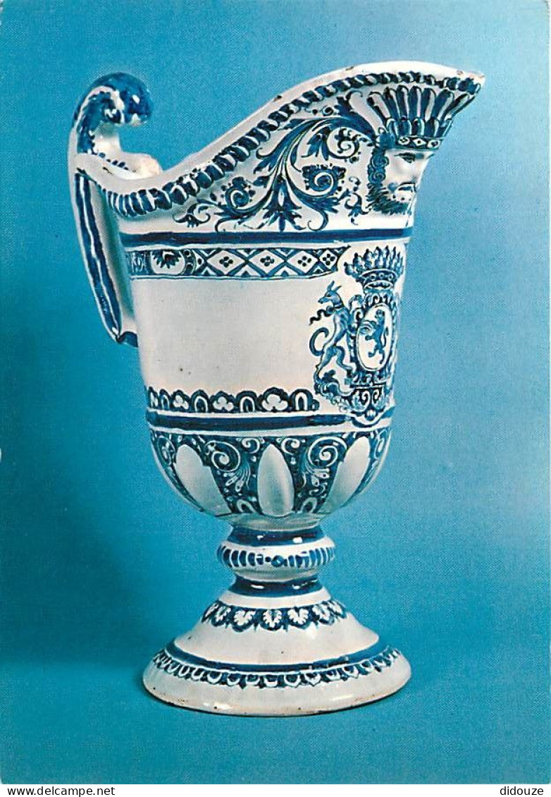 Art - Faience - Aiguière Camaïeu Bleu - Musée De La Faience Ou Céramique De Rouen - CPM - Voir Scans Recto-Verso - Objets D'art